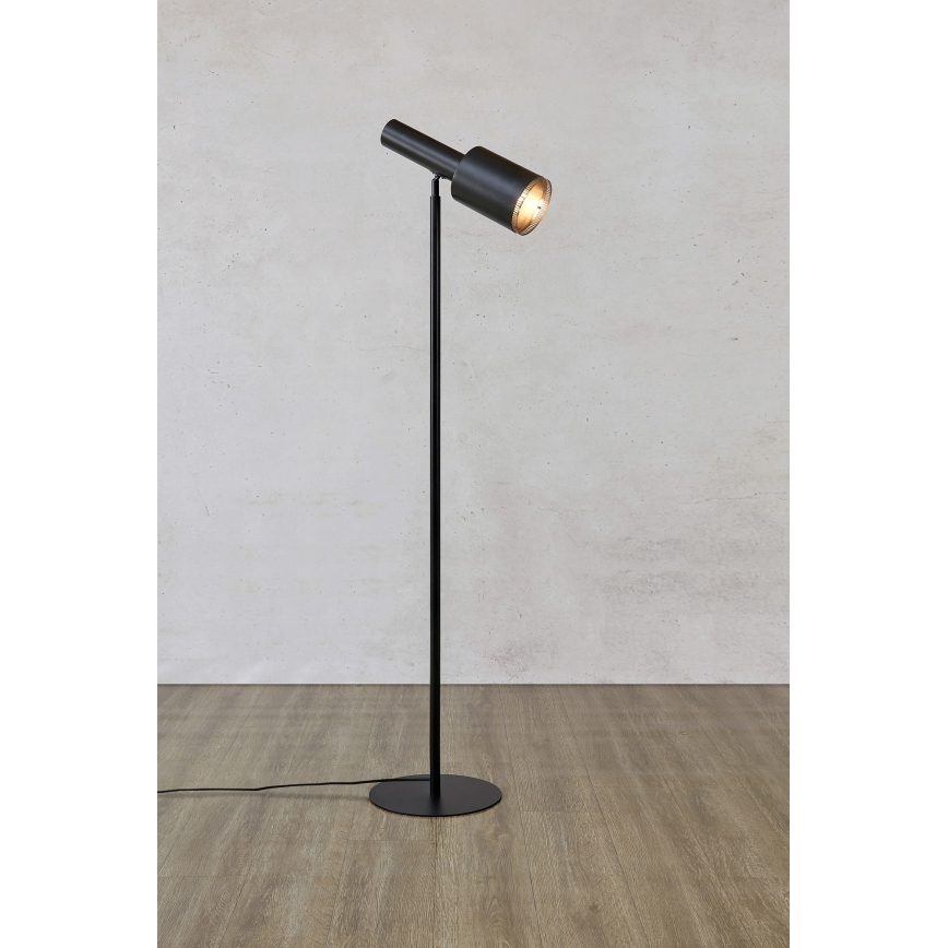 Markslöjd 108542 - Lámpara de pie OZZY 1xE27/40W/230V negro