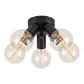 Markslöjd 108552 - Plafón MAZZO 5xE27/40W/230V negro