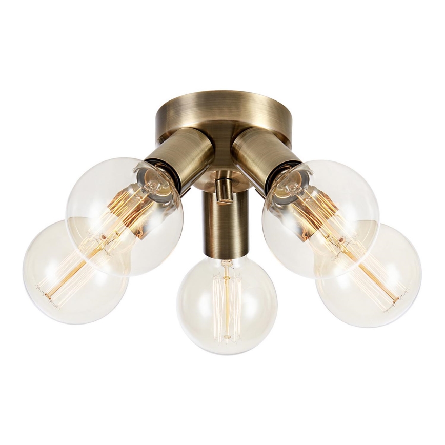Markslöjd 108553 - Plafón MAZZO 5xE27/40W/230V latón