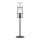 Markslöjd 108555 - Lámpara de mesa TUBO 1xE14/40W/230V 50 cm negro/transparente