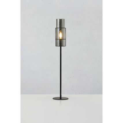 Markslöjd 108560 - Lámpara de mesa TORCIA 1xE14/40W/230V 65 cm negro