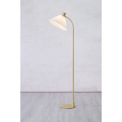 Markslöjd 108569 - Lámpara de pie MIRA 1xE27/40W/230V dorado