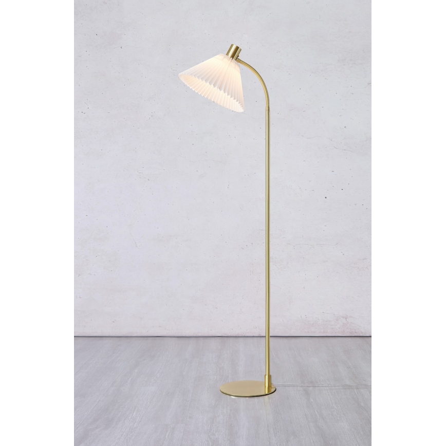 Markslöjd 108569 - Lámpara de pie MIRA 1xE27/40W/230V dorado