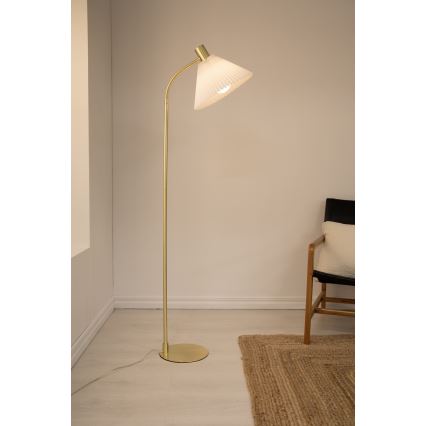 Markslöjd 108569 - Lámpara de pie MIRA 1xE27/40W/230V dorado