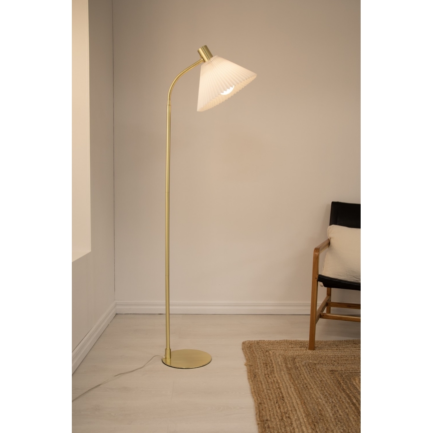 Markslöjd 108569 - Lámpara de pie MIRA 1xE27/40W/230V dorado