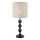 Markslöjd 108575 - Lámpara de mesa OCTO 1xE27/40W/230V beige/negro