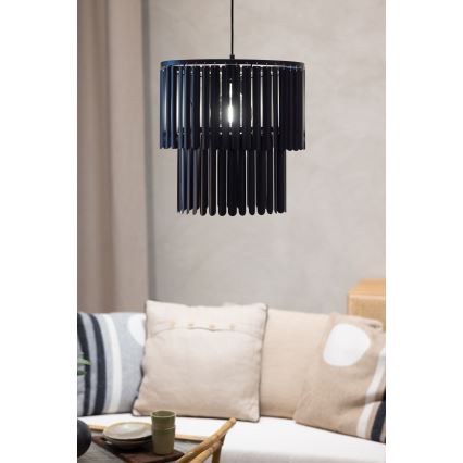 Markslöjd 108581 - Lámpara colgante VIENTO 1xE27/40W/230V negro