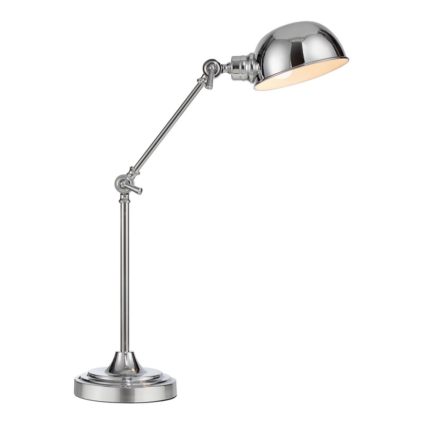 Markslöjd 108583 - Lámpara de mesa PORTLAND 1xE27/40W/230V cromo brillante