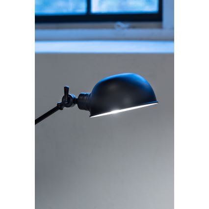 Markslöjd 108584 - Lámpara de mesa PORTLAND 1xE27/40W/230V negro