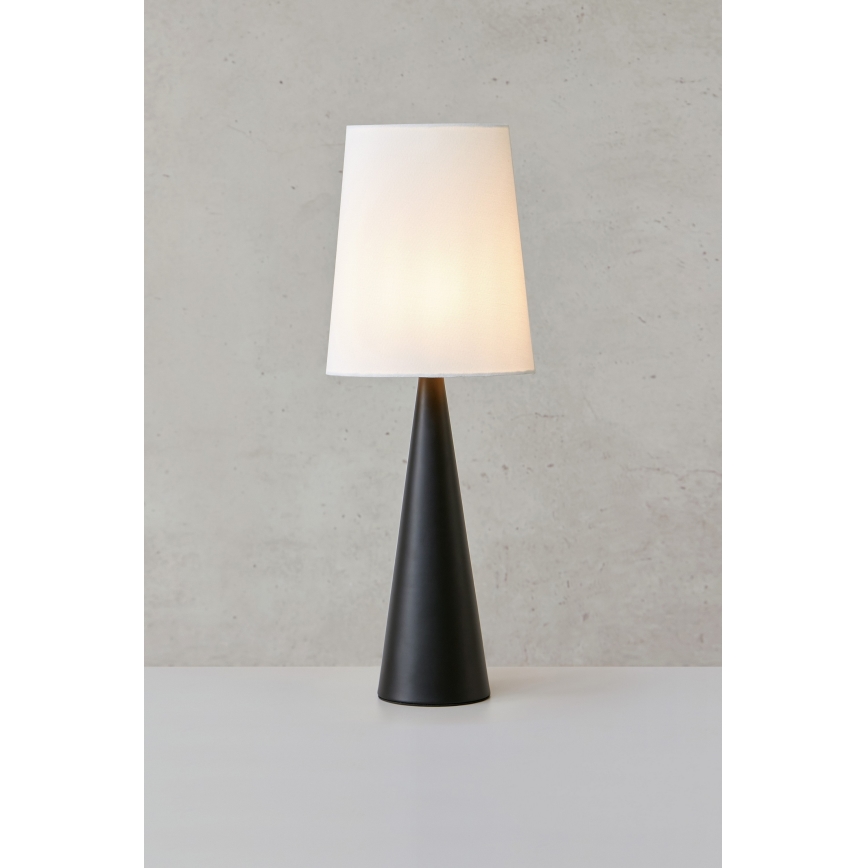 Markslöjd 108597 - Lámpara de mesa CONUS 1xE14/40W/230V blanco/negro