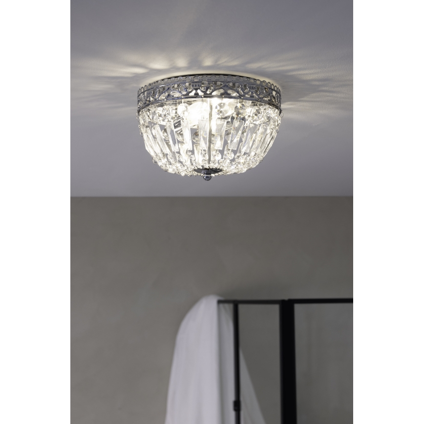 Markslöjd 108599 - Plafón ETIENNE 2xE14/40W/230V cromo brillante