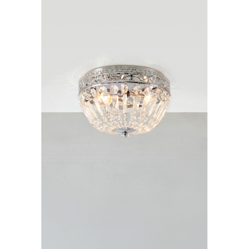 Markslöjd 108599 - Plafón ETIENNE 2xE14/40W/230V cromo brillante