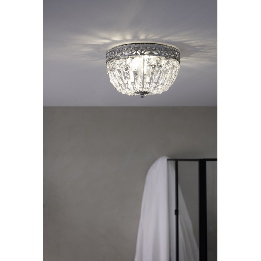 Markslöjd 108599 - Plafón ETIENNE 2xE14/40W/230V cromo brillante