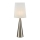 Markslöjd 108624 - Lámpara de mesa CONUS 1xE14/40W/230V blanco/cromo mate