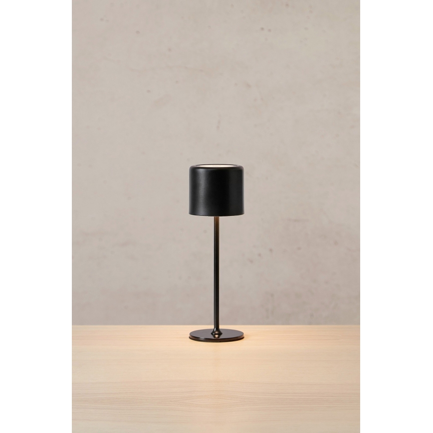 Markslöjd 108657 - Lámpara LED recargable y regulable FILO LED/2W/5V IP44 30cm negro