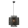 Markslöjd 108676 - Lámpara colgante STRATI 1xE27/40W/230V negro/bambú