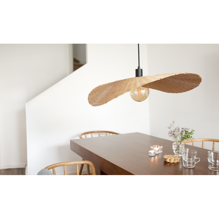 Markslöjd 108677 - Lámpara colgante RAYO 1xE27/40W/230V beige/bambú