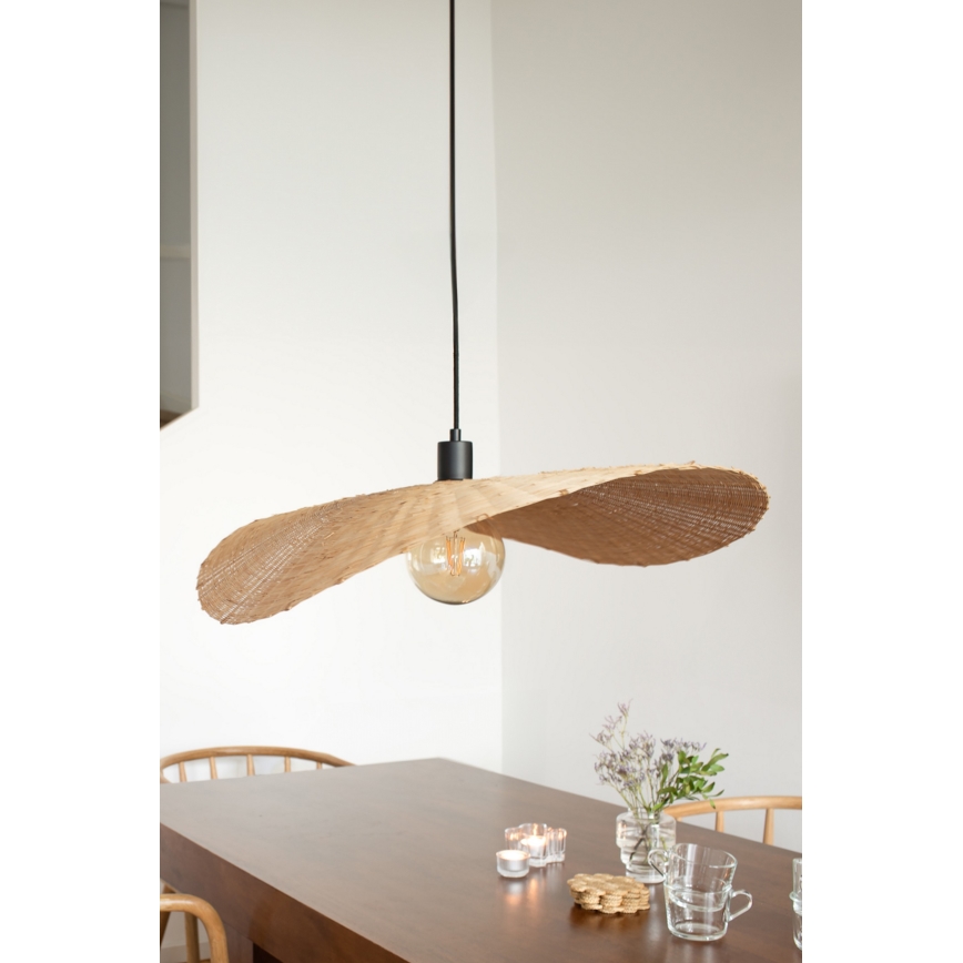 Markslöjd 108677 - Lámpara colgante RAYO 1xE27/40W/230V beige/bambú