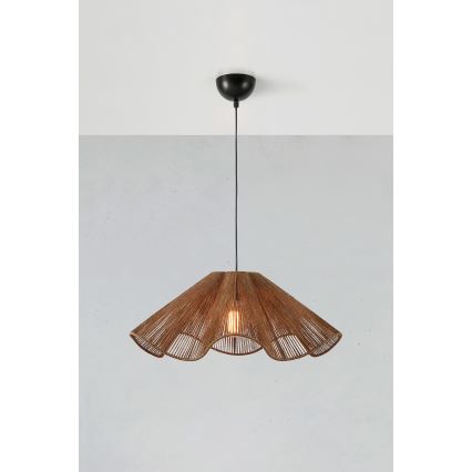 Markslöjd 108681 - Lámpara colgante NAMI 1xE27/40W/230V marrón