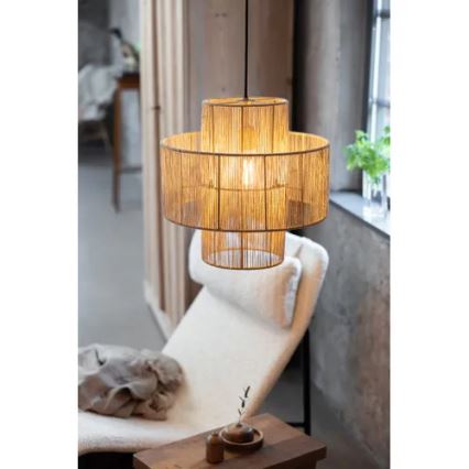 Markslöjd 108767 - Lámpara colgante SOGA 1xE27/40W/230V dorado