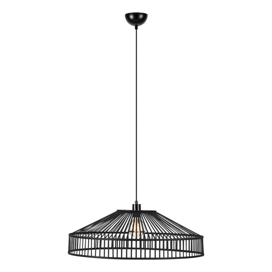 Markslöjd 108782 - Lámpara colgante TAPA 1xE27/40W/230V negro/bambú