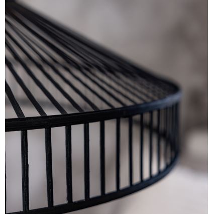 Markslöjd 108782 - Lámpara colgante TAPA 1xE27/40W/230V negro/bambú