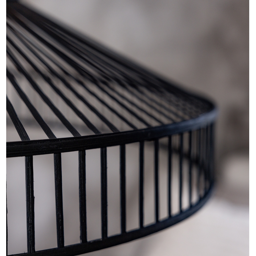 Markslöjd 108782 - Lámpara colgante TAPA 1xE27/40W/230V negro/bambú