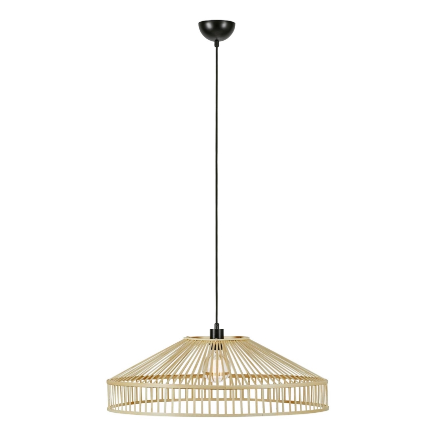 Markslöjd 108783 - Lámpara colgante TAPA 1xE27/40W/230V beige/bambú