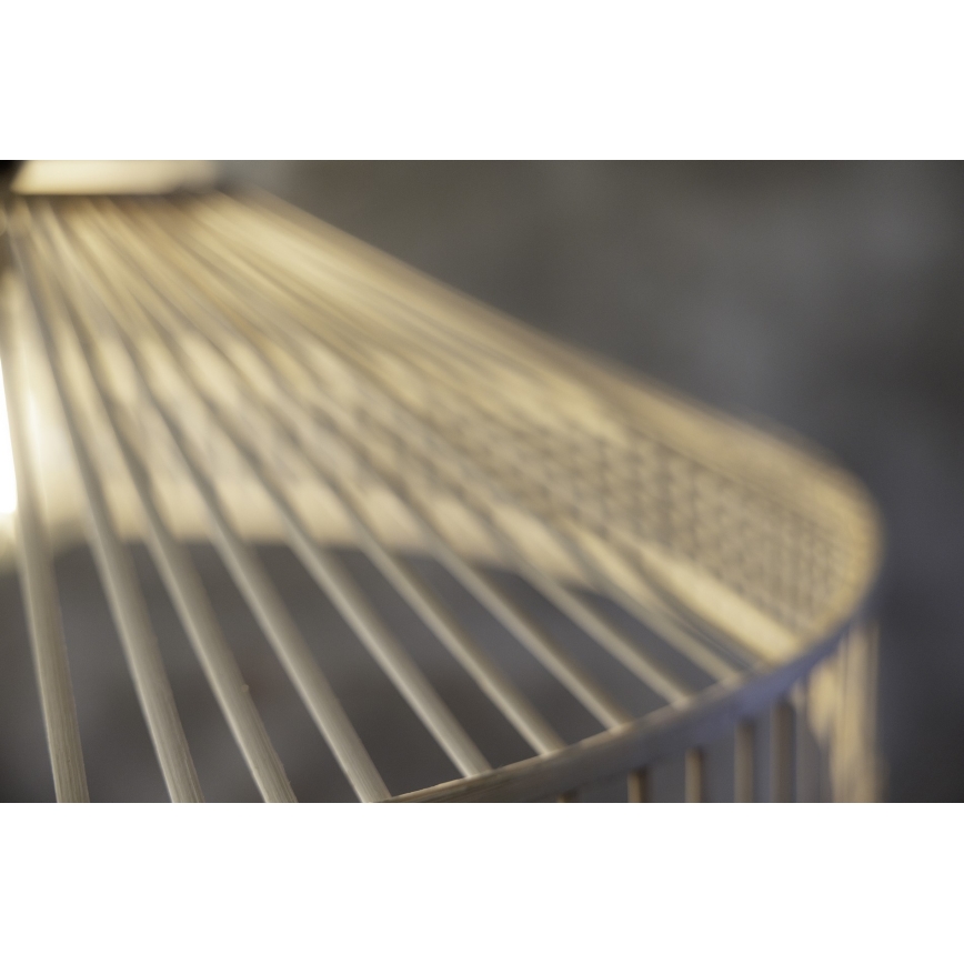 Markslöjd 108783 - Lámpara colgante TAPA 1xE27/40W/230V beige/bambú