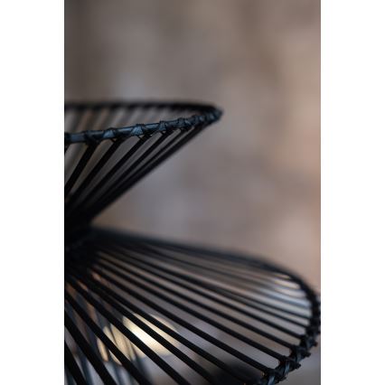 Markslöjd 108784 - Lámpara colgante DUPLICI 1xE27/40W/230V negro/bambú