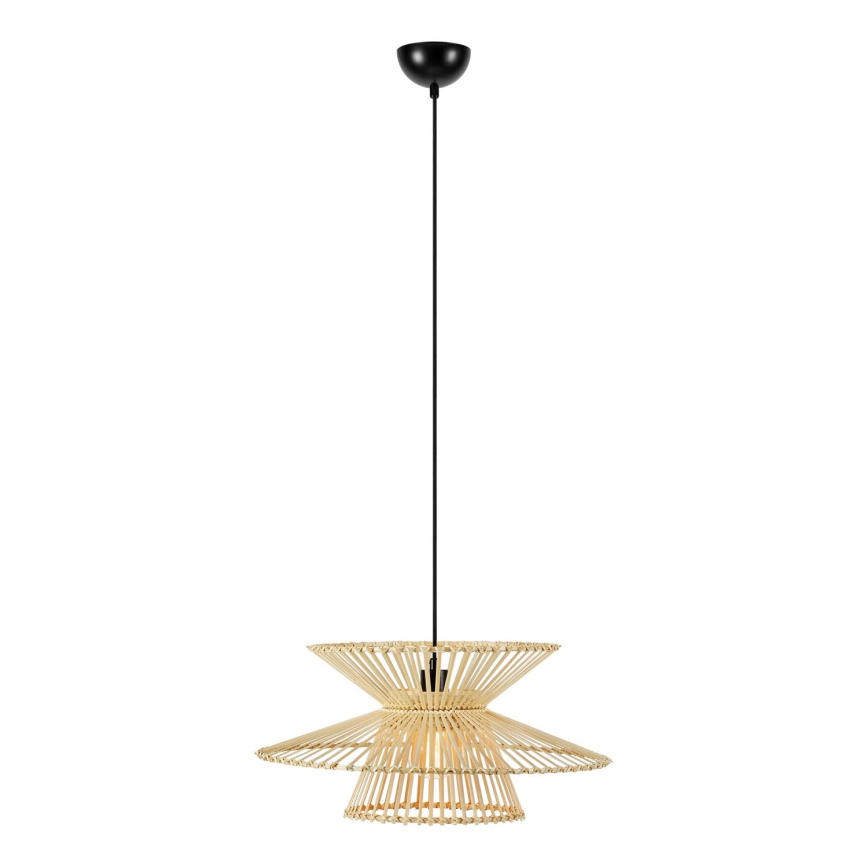 Markslöjd 108785 - Lámpara colgante DUPLICI 1xE27/40W/230V beige/bambú