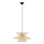 Markslöjd 108785 - Lámpara colgante DUPLICI 1xE27/40W/230V beige/bambú