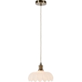 Markslöjd 108857 - Lámpara colgante KURAGE 1xE27/40W/230V latón/blanco