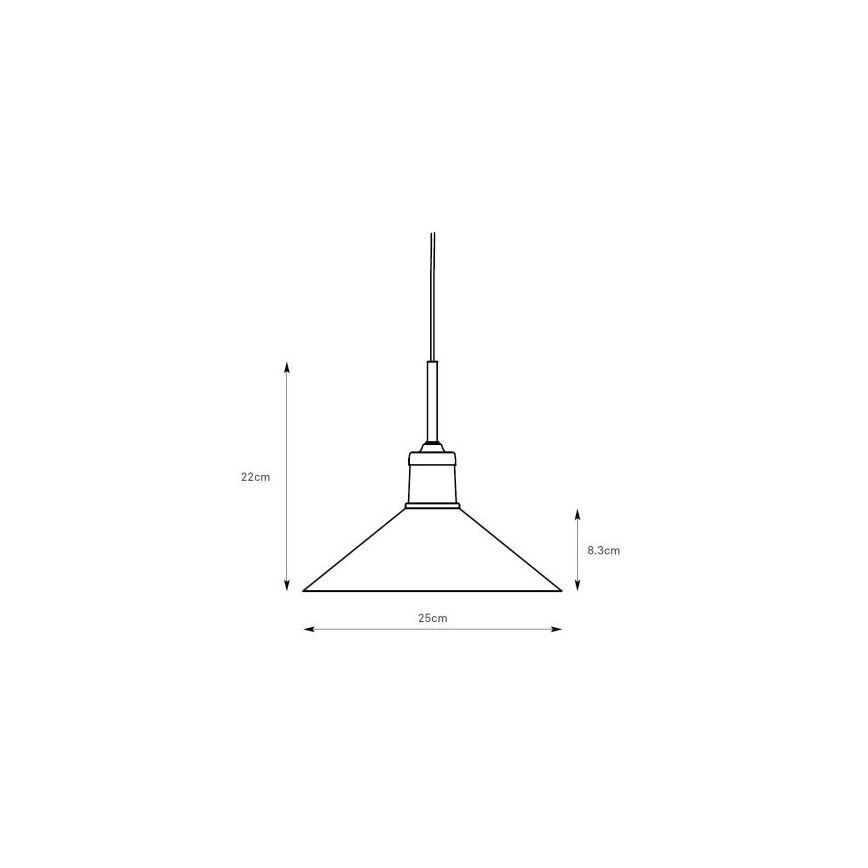 Markslöjd 108868 - Lámpara colgante VELA 1xE27/40W/230V latón/Verde