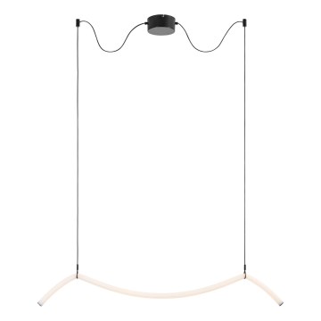 Markslöjd 108873 - Lámpara colgante LED regulable MELT, suspendida en cable, LED/13W/230V, 112 cm, negra