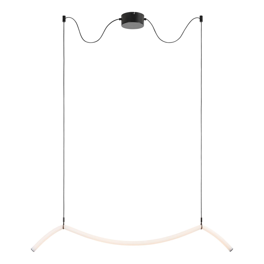 Markslöjd 108873 - Lámpara colgante LED regulable MELT, suspendida en cable, LED/13W/230V, 112 cm, negra