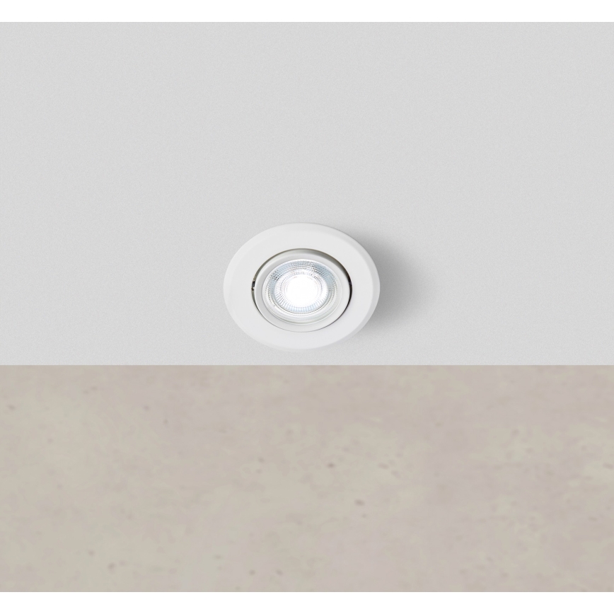 Markslöjd 108885 - Luminaria empotrada regulable para baño PLUTO LED/4,9W/230V CRI 90 IP44 blanca