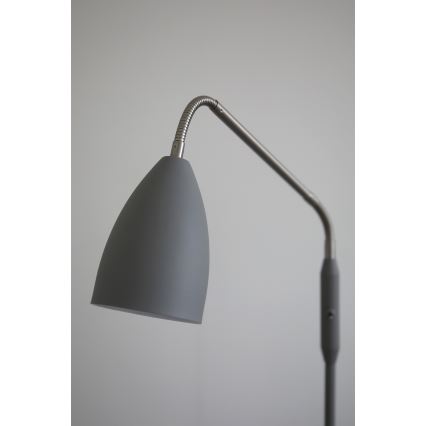Markslöjd 108888 - Lámpara de pie LED regulable PATRO LED/4,9W/230V CRI 90 gris