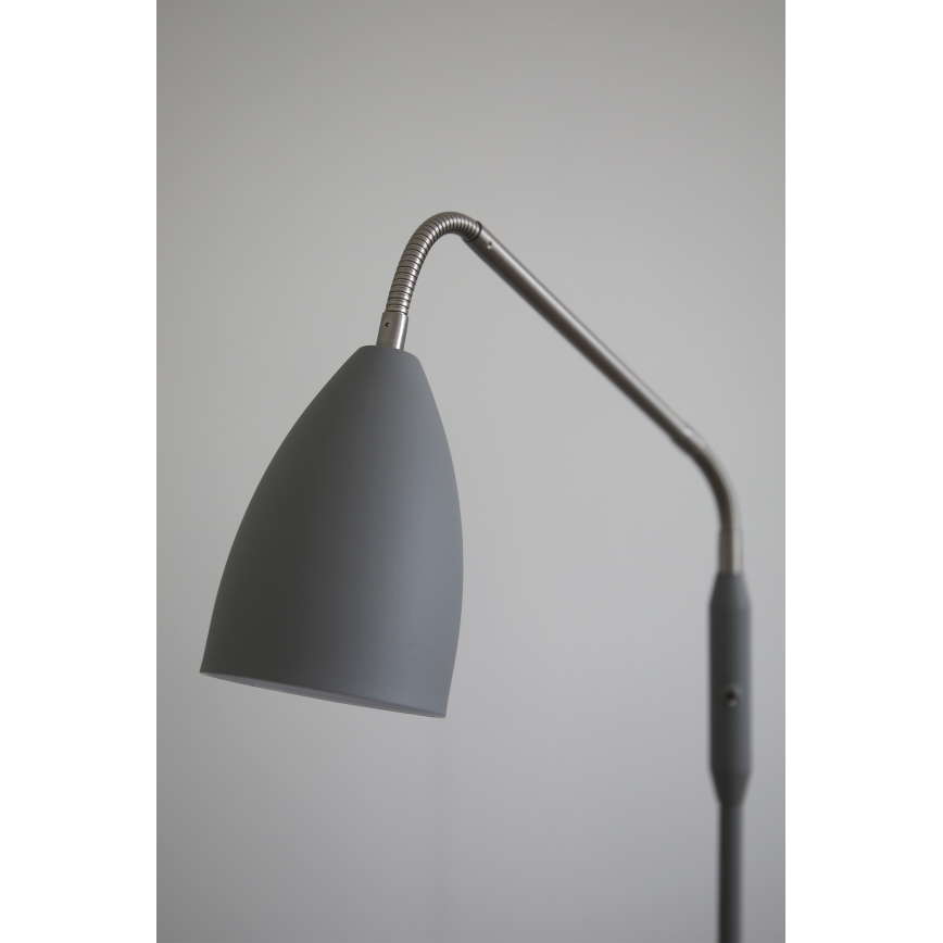 Markslöjd 108888 - Lámpara de pie LED regulable PATRO LED/4,9W/230V CRI 90 gris