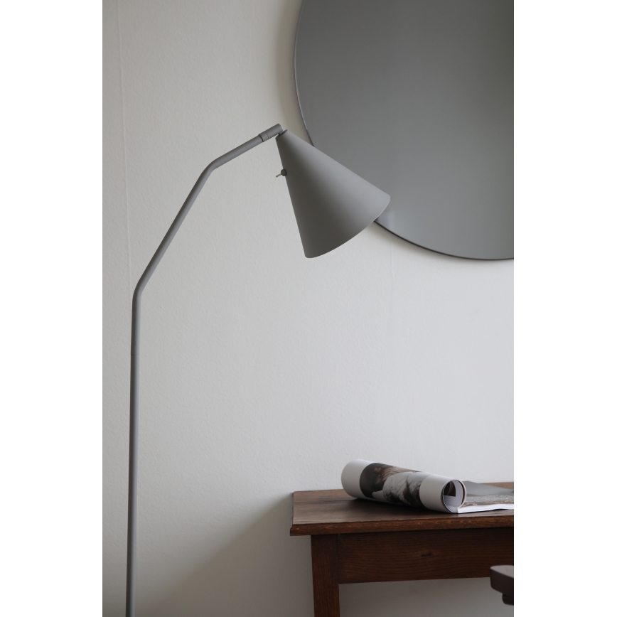 Markslöjd 108891 - Lámpara de pie LED regulable FUNIL LED/4,9W/230V CRI 90 gris