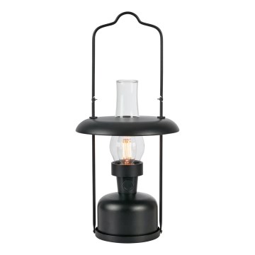 Markslöjd 108893 - Lámpara de mesa LED recargable y regulable para exterior FANOS LED/2,5W/3,7V 4000 mAh IP44 negra