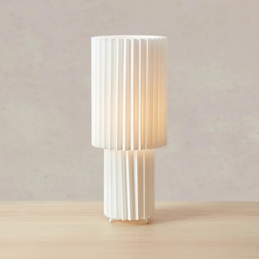 Markslöjd 108897 - Lámpara de sobremesa CATIS 1xE27/60W/230V 45 cm blanca