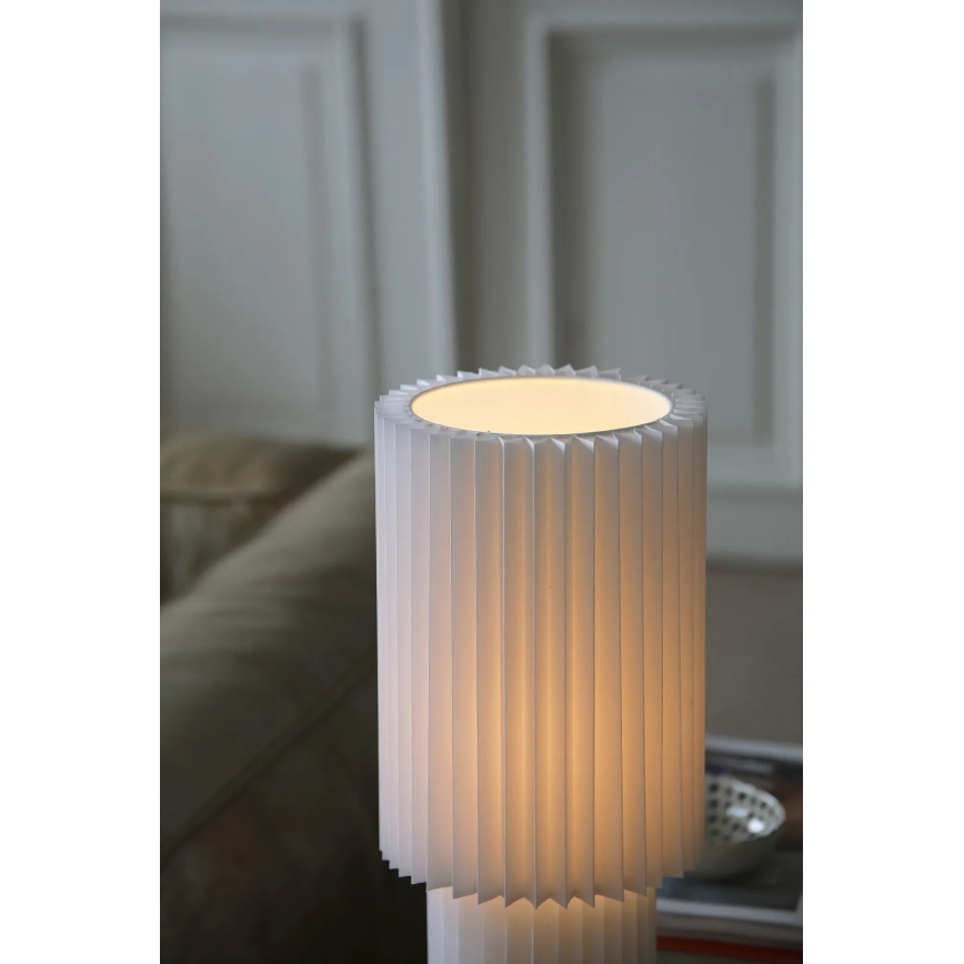 Markslöjd 108897 - Lámpara de sobremesa CATIS 1xE27/60W/230V 45 cm blanca