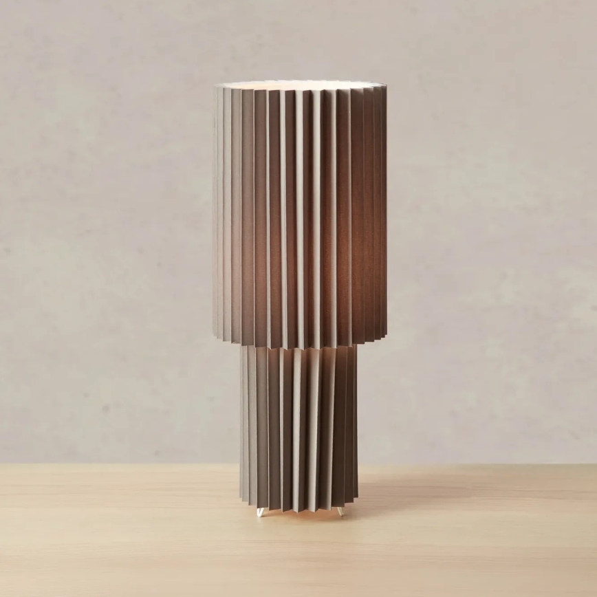 Markslöjd 108898 - Lámpara de mesa CATIS 1xE27/60W/230V 45 cm gris