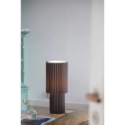 Markslöjd 108898 - Lámpara de mesa CATIS 1xE27/60W/230V 45 cm gris