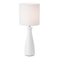 Markslöjd 108904 - Lámpara de mesa BIRILLO 1xE14/60W/230V blanca