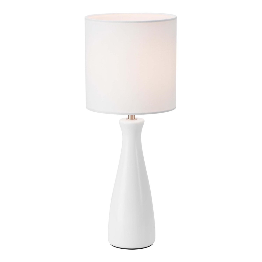 Markslöjd 108904 - Lámpara de mesa BIRILLO 1xE14/60W/230V blanca