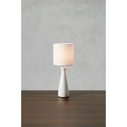 Markslöjd 108904 - Lámpara de mesa BIRILLO 1xE14/60W/230V blanca