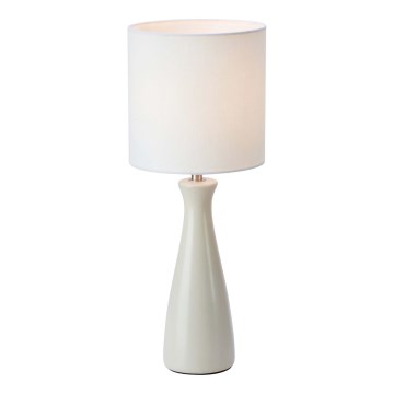 Markslöjd 108906 - Lámpara de mesa BIRILLO 1xE14/60W/230V color crema