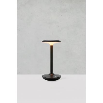 Markslöjd 108918 - Lámpara LED recargable y regulable PETIT 2W/1800mAh 2200/2700/3000K IP44 negro